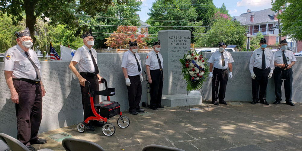 2020 Armistice Day wreath laying Frederick Maryland